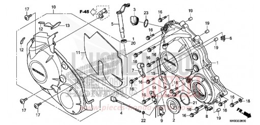 PANNEAU CARTER-MOTEUR D. CBR1000SF de 2015